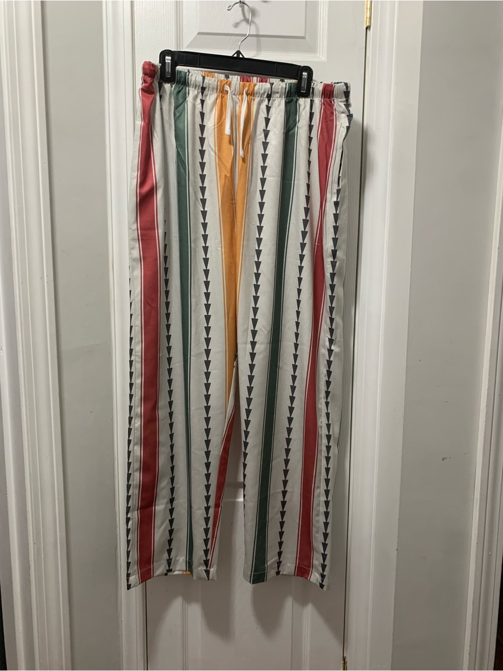 Striped Wide-Leg Bottoms in Multi-Color